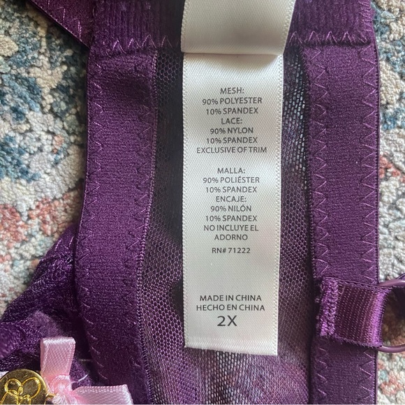 •Jessica Simpson lace babydoll chemise• Size 2X - Picture 9 of 9